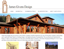 Tablet Screenshot of jamesgivensdesign.com